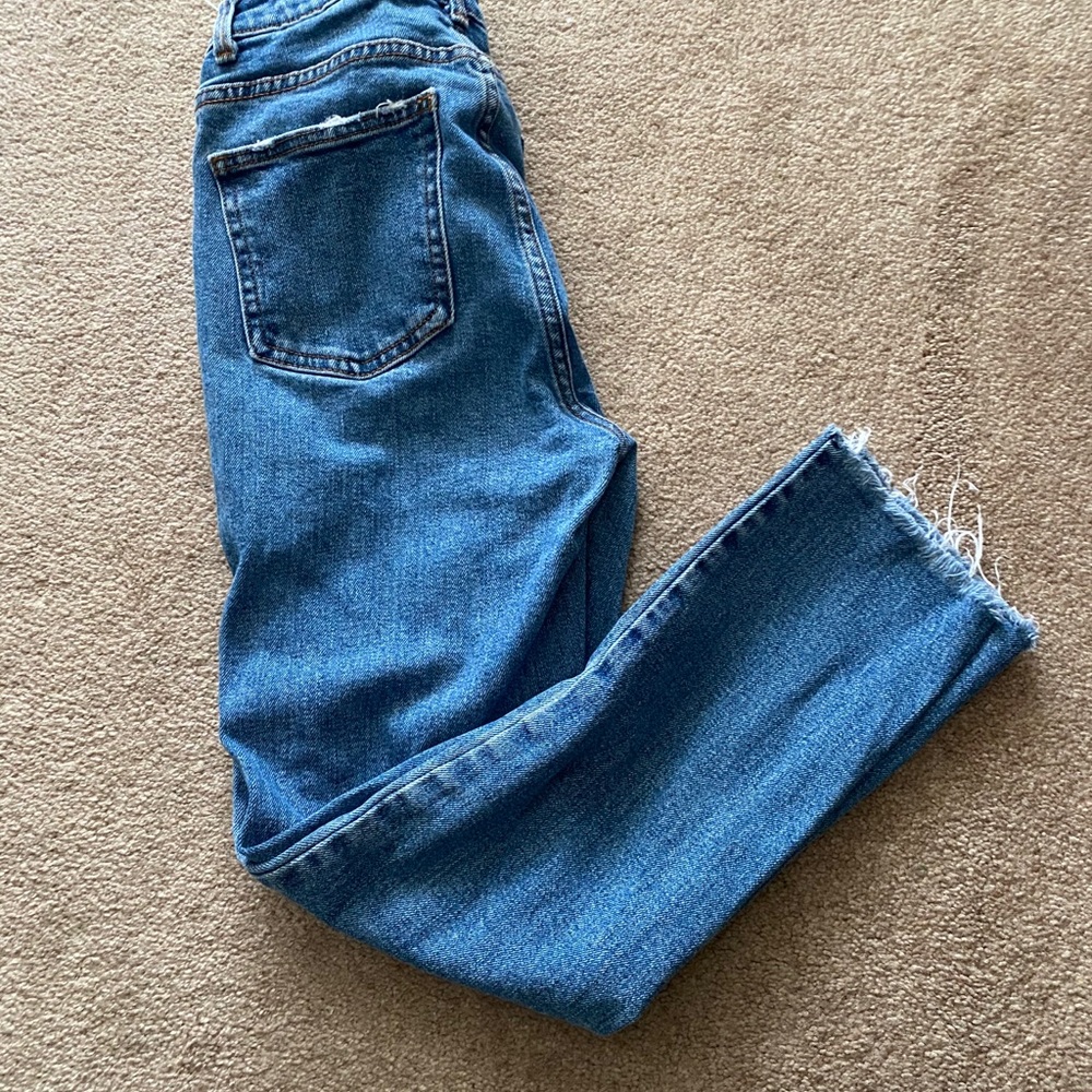 High Rise Skinny Ankle Cut Jeans